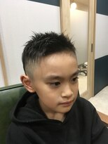 ヘアサロンアンドヘアメイクディー(hair salon hair make D)&nbsp;仙台D ハンサム 子供カットオリジナルクールフェードキッズstyle
