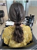 簡単スタイリング　ヘアセット　卒業式