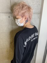 メンズアヴァンス 堺新金岡駅前店(MEN'S AVANCE) ネオウルフピンクベージュ×ウルフカット