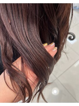 フォルテ 中田店 【秋カラー】こっくりピンクブラウン