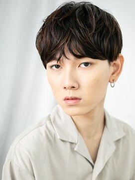 モッズヘア メン 上尾東口店(mod's hair men) 小顔スタイルUP!サイドパートマッシュヘアA上尾