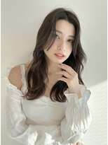 レミエ ダイカンヤマ(lemiie)&nbsp;フェイスレイヤー韓国ヘア☆レイヤーカット☆ベージュカラー