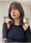 ベージュカラーくびれボブ【肥田亜沙美】