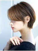 前髪なし大人ショート20代30代40代【AIN.表参道】川原大地