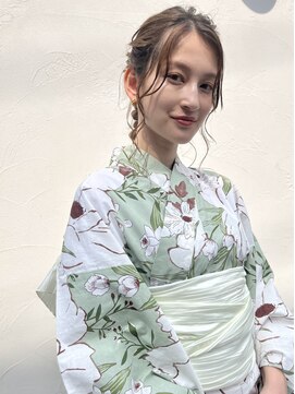 ネオリーブウリ 二子玉川店(Neolive uri) 前髪マチルダボブピンクベージュインナーグレージュ