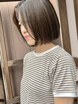 ヘアメイク マルナ 本店(HAIR MAKE MALUNA) 【MALUNA ヒマワリ】女子力UP!サラ艶ミニボブ