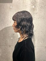 アンサム 下北沢店(UNSOME) ラベンダーアッシュ/カーリーパーマ