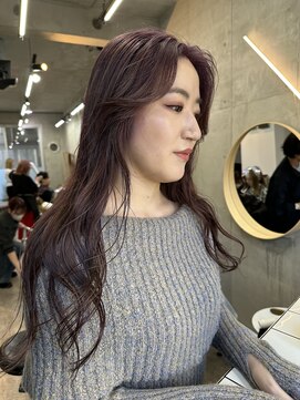 ソルトウォーター(SALT WATER) ラベンダーピンク　ブリーチあり