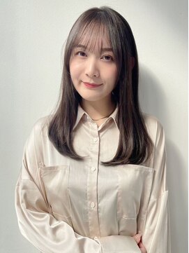 ケーツー エソラ池袋店(K-two) ゆるっとワンカールロングヘア*ロングレイヤーカット*面長解消2