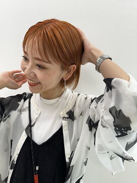 シーン 読売ランド前(SCENE) ミニボブ×アプリコットオレンジ