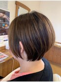 丸みショートボブ