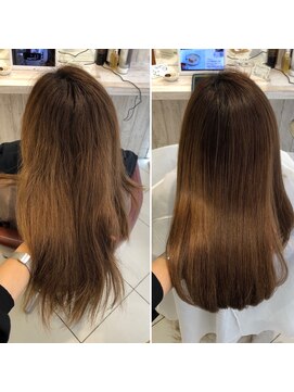 リラエ(North Lyrae) 艶髪縮毛矯正Before/After