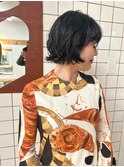 パリジェンヌパーマ　ニュアンスパーマ　ショートボブ