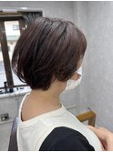 柔らかいふんわりショートボブ/丸みボブ/ショートボブ