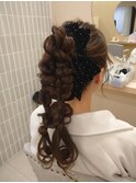 ハイポニー編み下ろし