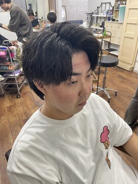 メルシー トータル ブランディング サロン(merci TOTAL BRANDING SALON) メンズ アップバング