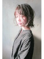 フィルドール 大分明野店(fild'or)&nbsp;〈ボブパーマ〉切りっぱなし × ルーズウェーブ