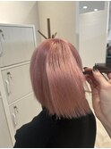 ペールピンク/名古屋/髪質改善/レイヤーカット