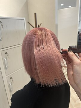 シェノン フェム 名古屋 名駅店(CHAINON×FeM#) ペールピンク/名古屋/髪質改善/レイヤーカット