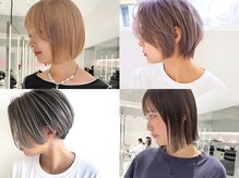 360°可愛い、オーダーメイドなshort hair[立川/立川駅/立川南口/ボブ/ハイトーン/レイヤーカット]