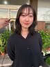【定番♪】カット+艶カラー　￥11,000