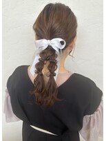 サンズバイトランク(SUNS by TRUNK)&nbsp;編み下ろしツインテールアレンジ