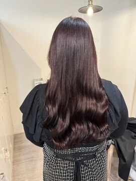 ロッカヘアエジェ(ROCCA hair eje.) アプリコットオレンジバイオレットロング