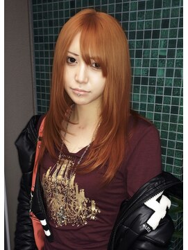 ☆アニメカラー☆アスカカラー　オレンジベージュ