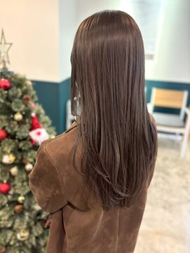 ヘアーブレイス(hair brace) 千葉駅/着物ヘア/大人ガーリー/ダークアッシュ/似合わせカット