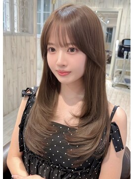 レイラバイアフロート 吉祥寺(Lila by afloat) レイヤーカット/顔まわりレイヤー/くびれミディアムレイヤー