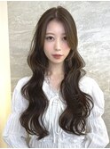オリーブグレー/ボブ/顔周り/小顔/レイヤー/髪質改善/縮毛矯正