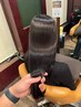 【縮毛矯正】カット+ナチュラル美髪ストレート ¥22000~→