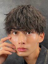 ロウ 銀座(RAW) ほつれ質感パーマ ラウンドマッシュ ナチュラルマッシュ