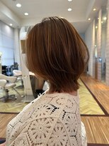イーストハムアネーロ(EAST HAM anello)&nbsp;透明感ブラウンベージュ/ナチュラルハイライト/レイヤーカット