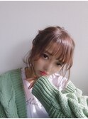 編み込みアレンジ★