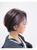【20代30代にオススメ】ハンサムショート×スモーキーパープル