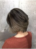 バレイヤージュ×ショートボブ【LODAT横浜】