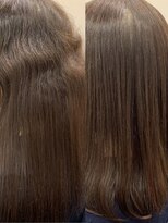 エスカーラ 表参道(THE ESCALA) 縮毛矯正で横からのシルエットも美しくサラ艶に【タビラマユミ】