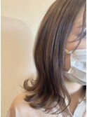 質感が柔らかい外ハネボブスタイル