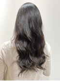 ロングに映える乾かすだけでOKなウェーブデジタルパーマ