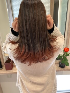 シミズヘアー(SHIMIZUHAIR) 裾カラー