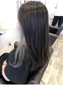 イヤリングカラー×ホワイトシルバー