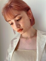 リト 自由が丘(Lit.)&nbsp;【Lit.】ミルクティーピンク×内巻きボブ【担当YUKINA】