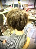 レディースショートパーマスタイル