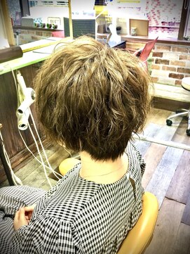 ヘアースペース 練馬店(hair space COCO) レディースショートパーマスタイル