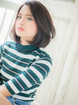 モッズ ヘア 福岡姪浜店(mod's hair) *mod's姪浜/ダークアッシュアシンメトリーモード前下がりボブg