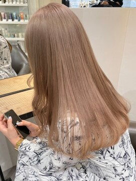 ベレーザ 渋谷(BELEZA) 3544シルキーベージュシャギーセシルカットオルチャンヘア