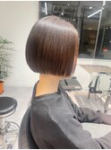髪質改善ストレート×ボブ