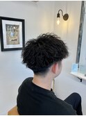 メンズツイストスパイラルパーマ