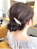 Lilyセミロング/シニオンアップスタイル